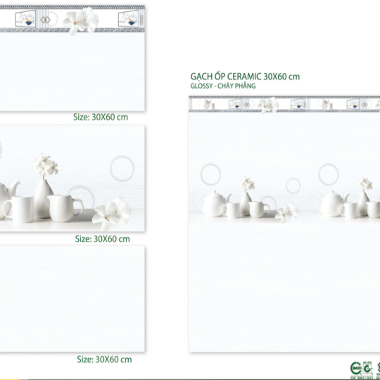 GẠCH ỐP TƯỜNG 30X60 VINLUX 2907- 2909