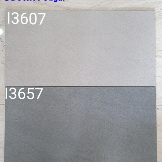 Gạch Ốp Tường - Lát Sân 30x60 Đá Nhám Sugar Vân Xám Ghi I3607 - I3657