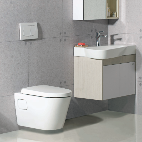 BỒN CẦU CAESAR CPT1503 TREO TƯỜNG THÙNG NƯỚC ÂM