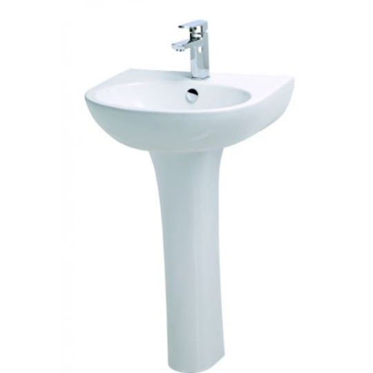 CHẬU LAVABO CAESAR L2152/P2445 CHÂN DÀI