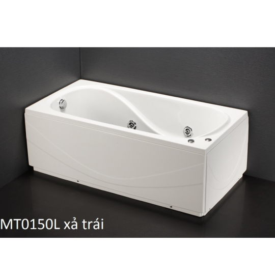 BỒN TẮM MASSAGE 1.5M CHÂN YẾM CAESAR MT0150L/R