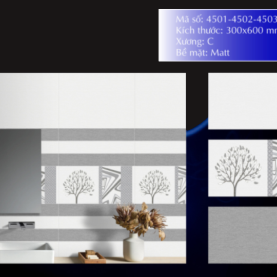 GẠCH ỐP TƯỜNG 30X60 MAXIMOS 4501 - 4503