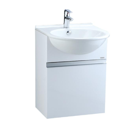 BỘ TỦ CHẬU RỬA MẶT LAVABO CAESAR LF5302/EH05302AV