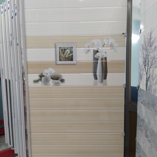Gạch Ốp Tường Vitto 30x60 Men Bóng Vàng Sọc Kem 5787 5788 5789