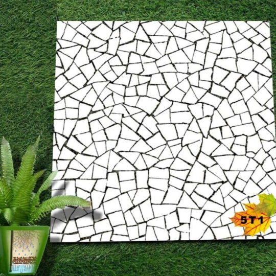 GẠCH LÁT NỀN 50 X 50 GIẢ TERRAZO 5T1 NHÁM