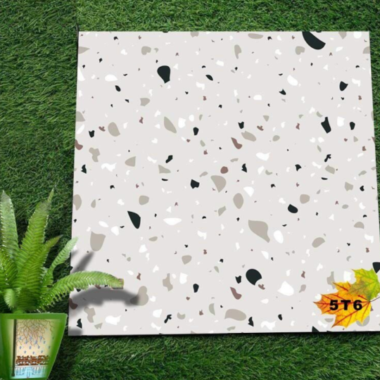 GẠCH LÁT NỀN 50 X 50 GIẢ TERRAZO 5T6 NHÁM