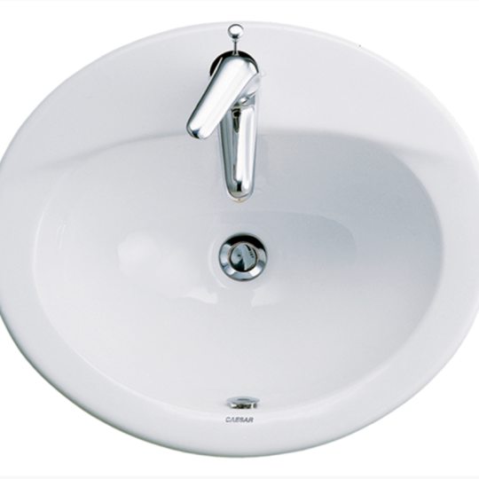 CHẬU RỬA MẶT LAVABO CAESAR L5018 DƯƠNG VÀNH