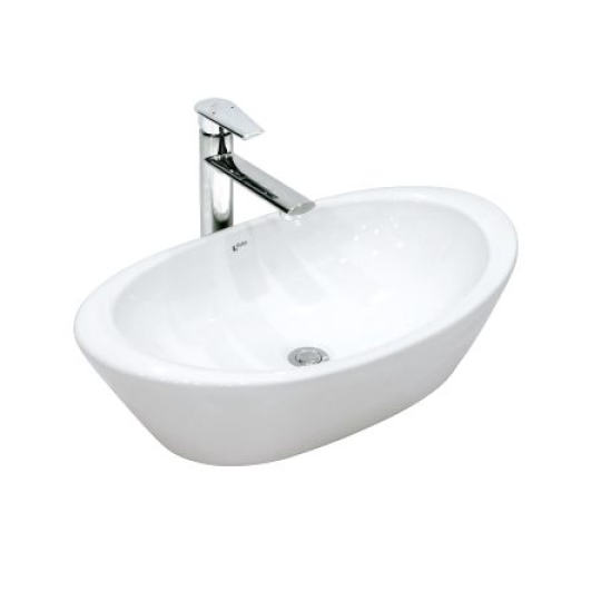 CHẬU RỬA MẶT LAVABO INAX L-465V ĐẶT BÀN