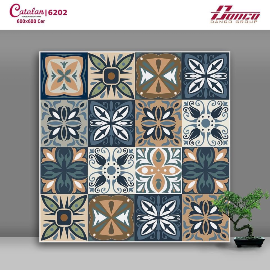 Gạch Lát Nền Trang Trí 60x60 Men Mờ Matt Catalan 6202