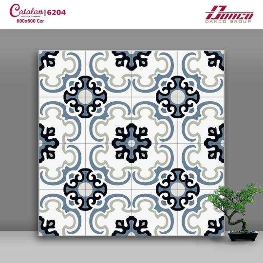 Gạch Lát Nền Trang Trí 60x60 Men Mờ Matt Catalan 6204