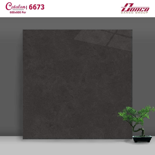 Gạch Lát Nền 60x60 Đá Xám Xi Măng Catalan 6673