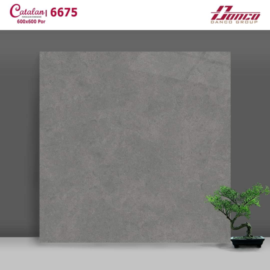Gạch Lát Nền 60x60 Đá Xám Xi Măng Catalan 6675