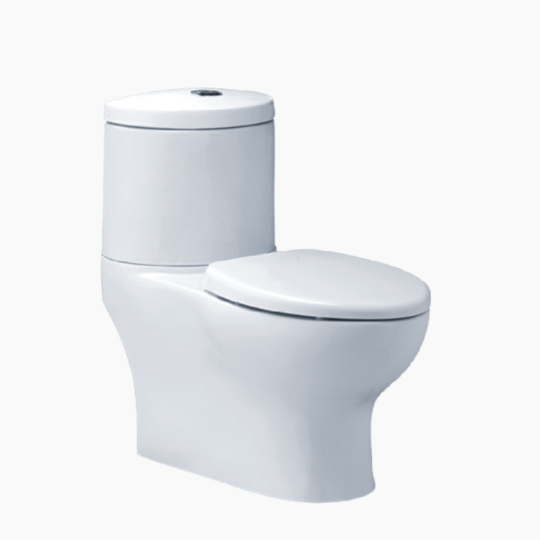 BỒN CẦU HAI KHỐI CAESAR CD1349 NẮP ÊM