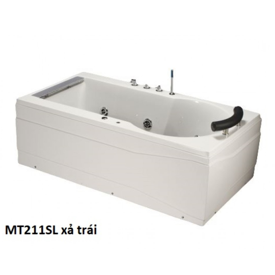 BỒN TẮM CAESAR MT211SL/R MASSAGE HƠI CHÂN YẾM 1.7M