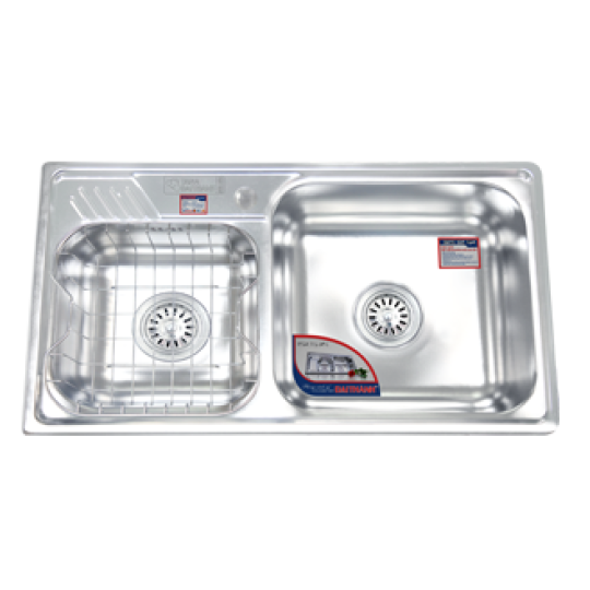 CHẬU RỬA CHÉN ĐẠI THÀNH CAO CẤP DX42000 (ĐT80) INOX 304