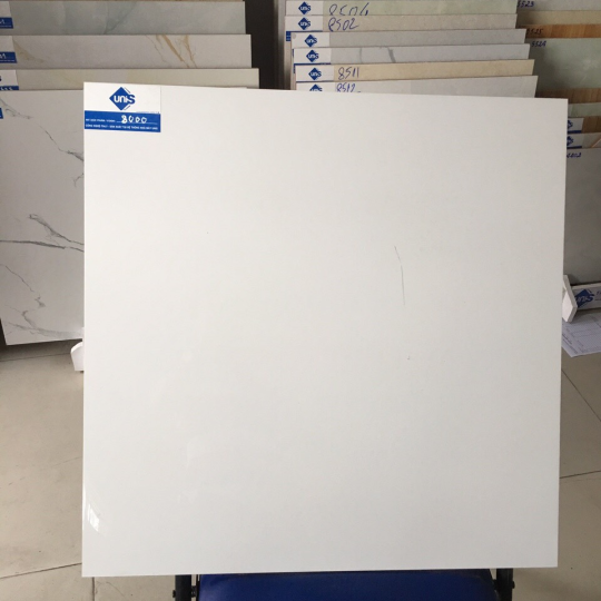 Gạch Lát Nền Vitto 60x60 Bóng Kính Trắng Trơn 8000