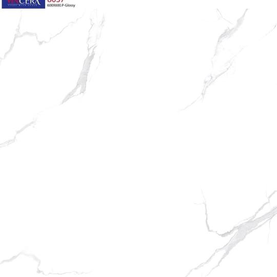 Gạch Lát Nền Vitto 60x60 Bóng Kính Trắng Khói Vincera 8037