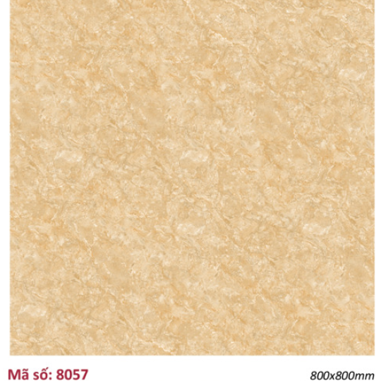 Gạch Catalan 80x80 Lát Nền Bóng Kính Vân Vàng 8057