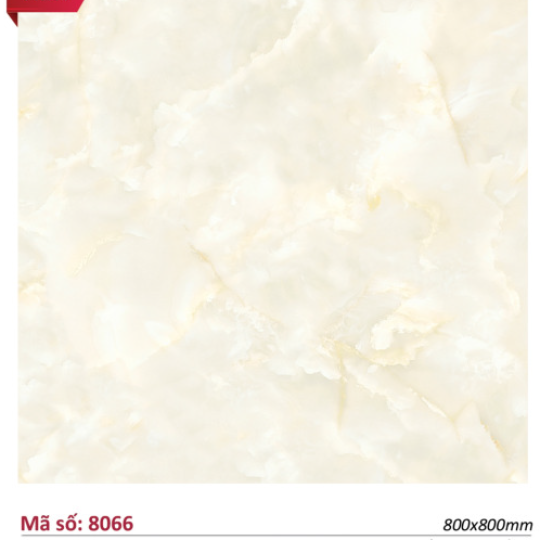 Gạch Catalan 80x80 Lát Nền Bóng Kính Vân Mây Vàng 8066