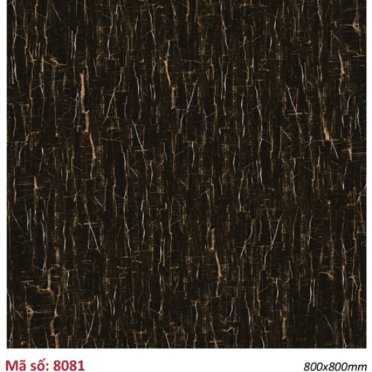 Gạch Catalan 80x80 Lát Nền & Ốp Mặt Tiền Đen Vàng 8081