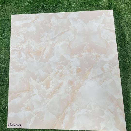 Gạch Lát Nền APODIO 80x80 Bóng Kính Vàng Mây Trắng 88282018