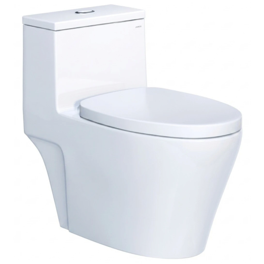 Bồn Cầu CAESAR C1356 (CD1356) 1 Khối Nắp &Ecirc;m