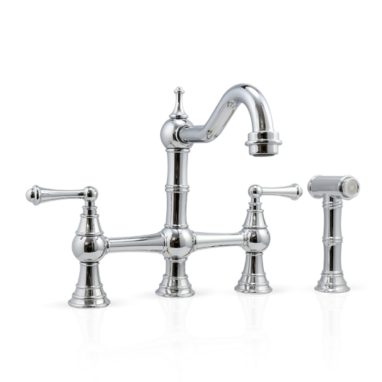 VÒI NÓNG LẠNH KANLY ÂM BÀN MẠ CHROME CHB09
