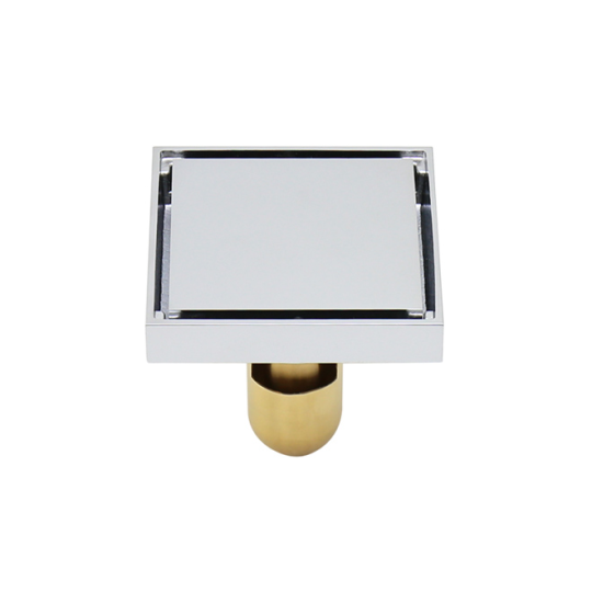 PHỄU THOÁT SÀN KANLY MẠ CHROME BẰNG ĐỒNG CHP10
