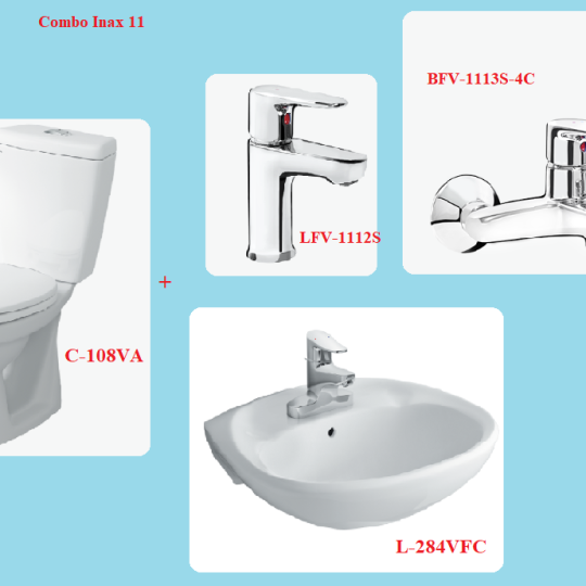  COMBO INAX C-108VA + L-284V + LFV-1112S + BFV-1113S-4C