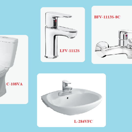 COMBO INAX C-108VA + L-284V + LFV-1112S + BFV-1113S-8C