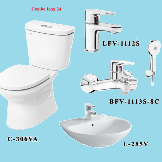 COMBO INAX C-306VA + L-285V + LFV-1112S + BFV-1113S-8C