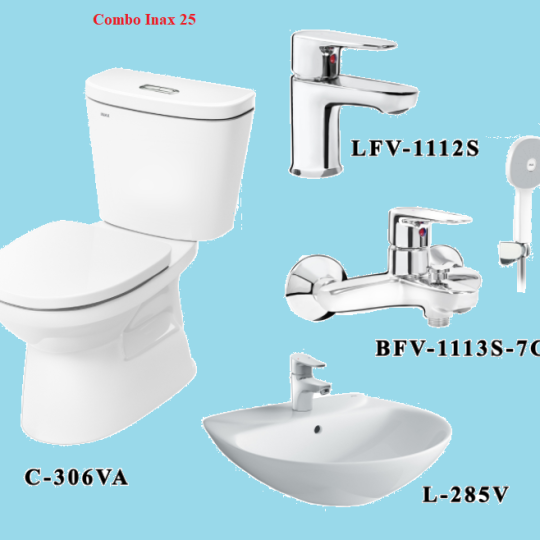 COMBO INAX C-306VA + L-285V + LFV-1112S + BFV-1113S-7C