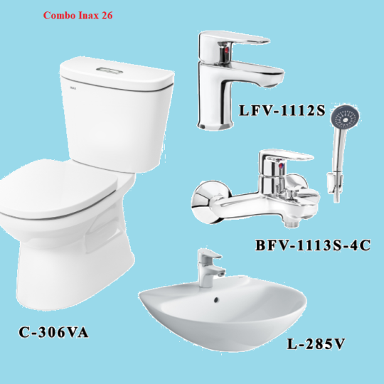 COMBO INAX C-306VA + L-285V + LFV-1112S + BFV-1113S-4C
