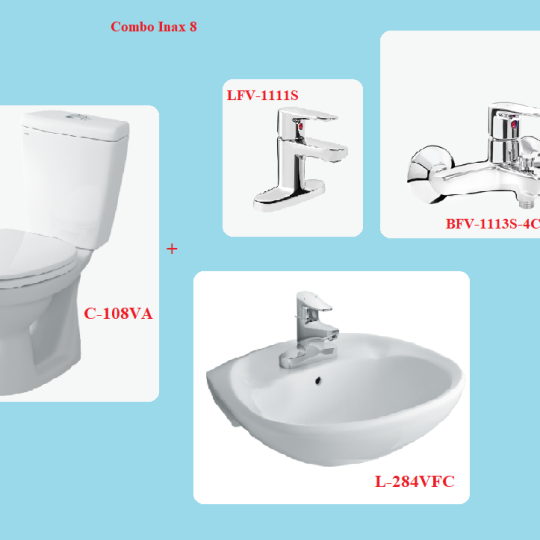 COMBO INAX C-108VA + L-284V + LFV-1111S + BFV-1113S-4C