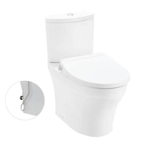 BỒN CẦU TOTO CS838DE2 HAI KHỐI NẮP CƠ