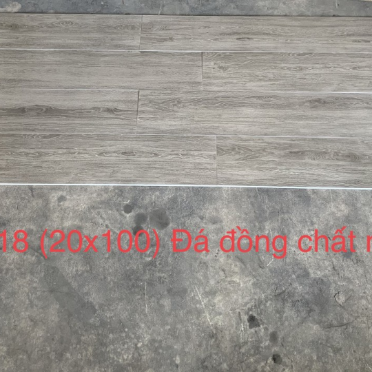 Gạch Giả Gỗ 20x100 Trung Quốc Đá Mờ Sọc Gỗ Xám DM200618