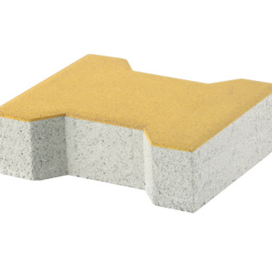 GẠCH VỈA HÈ TERRAZZO CHỬ I VÀNG