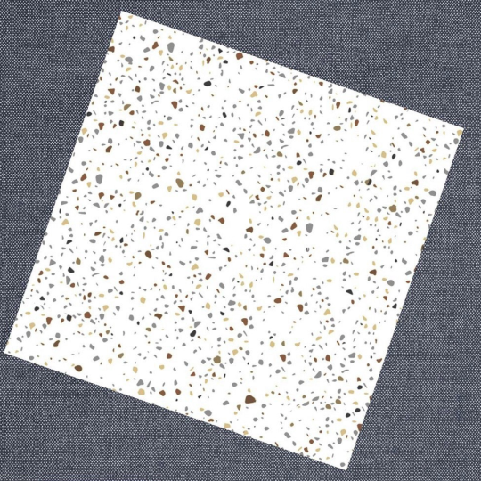 Gạch Lát Nền Trang Trí 60x60 Terrazzo Giả Đá Mài Men Mờ GX6813