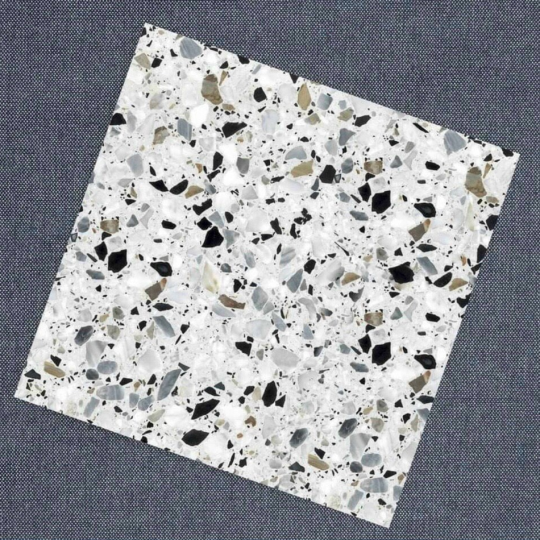 Gạch Lát Nền Trang Trí 60x60 Terrazzo Giả Đá Mài Men Mờ GX6814