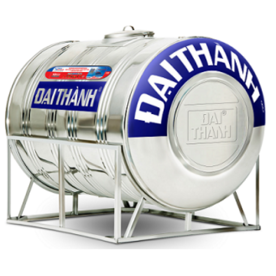 BỒN NƯỚC INOX ĐẠI THÀNH 2500L NGANG