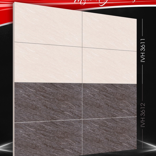 Gạch Ốp Tường 30x60 Đá Mờ Matt Nâu Kem Vicenza IVH3611 - IVH3612