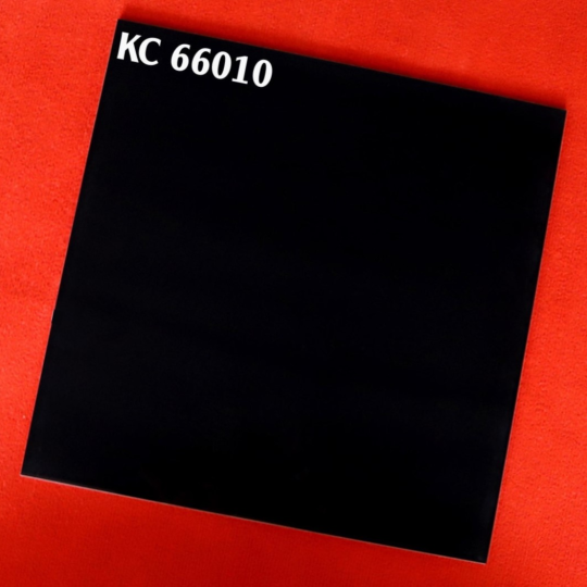 Gạch Lát Nền - Ốp Mặt Tiền 60x60 Đá Đen Trơn CMC KC66010