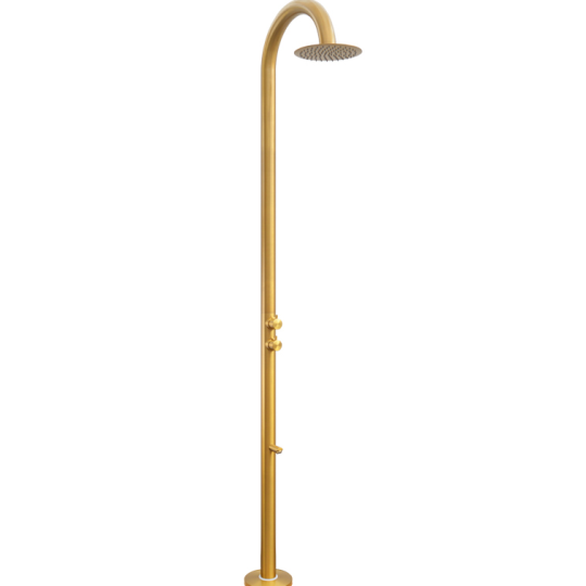 SEN TẮM BỂ BƠI NGOÀI TRỜI KANLY INOX 316L MÀU VÀNG XƯỚC KLS9007BG