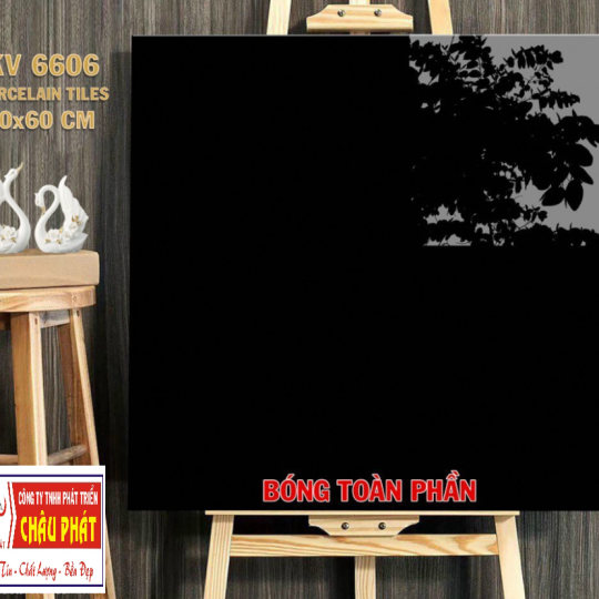 GẠCH LÁT NỀN 60X60 BÓNG KÍNH TOÀN PHẦN KV6606
