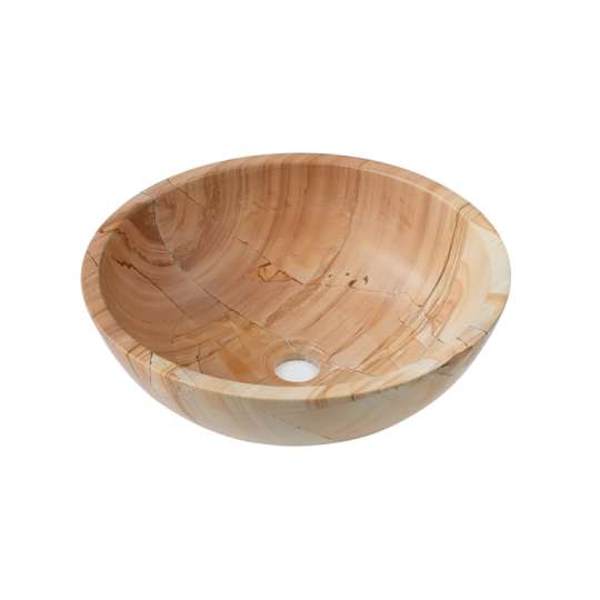 LAVABO ĐÁ MARBLE VÂN GỖ TỰ NHIÊN KANLY MAR13N