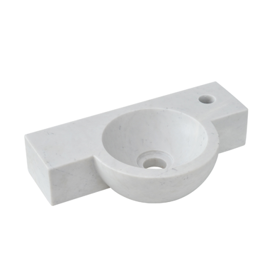 LAVABO MINI BẰNG ĐÁ TỰ NHIÊN TREO TƯỜNG MAR6M3V