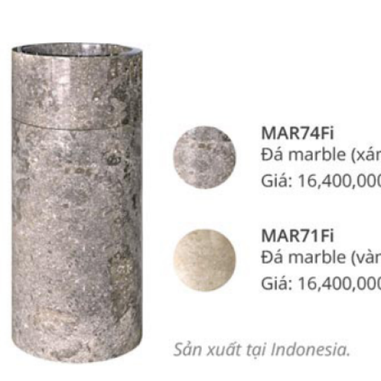 LAVABO TRỤ ĐỨNG ĐÁ TỰ NHIÊN MARBLE INDO KANLY MAR74FI / MAR71FI