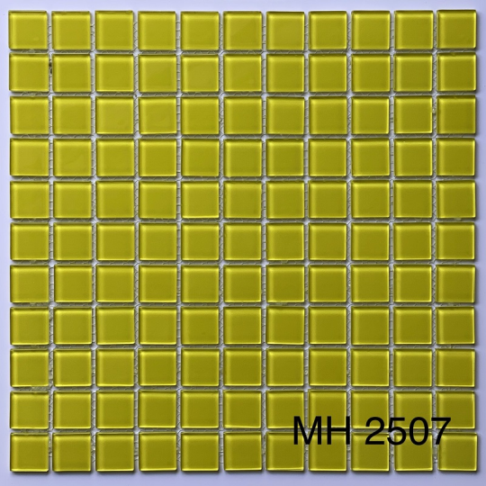 Gạch trang trí Mosaic thủy tinh đơn sắc MH 2507