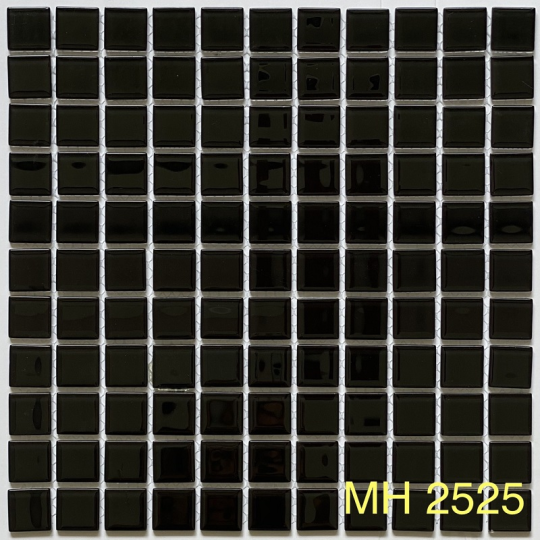 Gạch trang trí Mosaic thủy tinh đơn sắc MH 2525