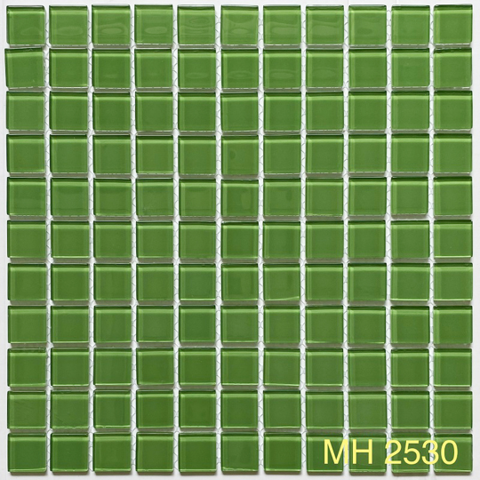 Gạch trang trí Mosaic thủy tinh đơn sắc MH 2530